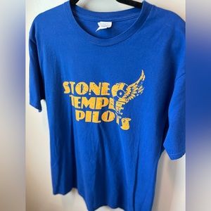 Stone Temple Pilots blue tee shirt unisex large
